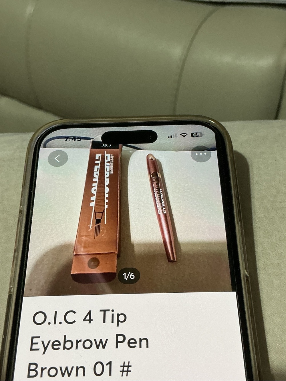 O.I.C 4 Tip Eyebrow Pen Brown 01 - Precision Brow Pen